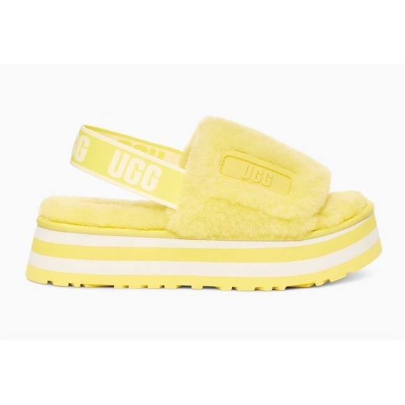 UGGDisco Slide In Margarita Yellow NEW In Box Size 6